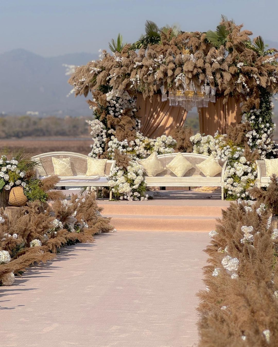 Signature wedding setup by AMC Events